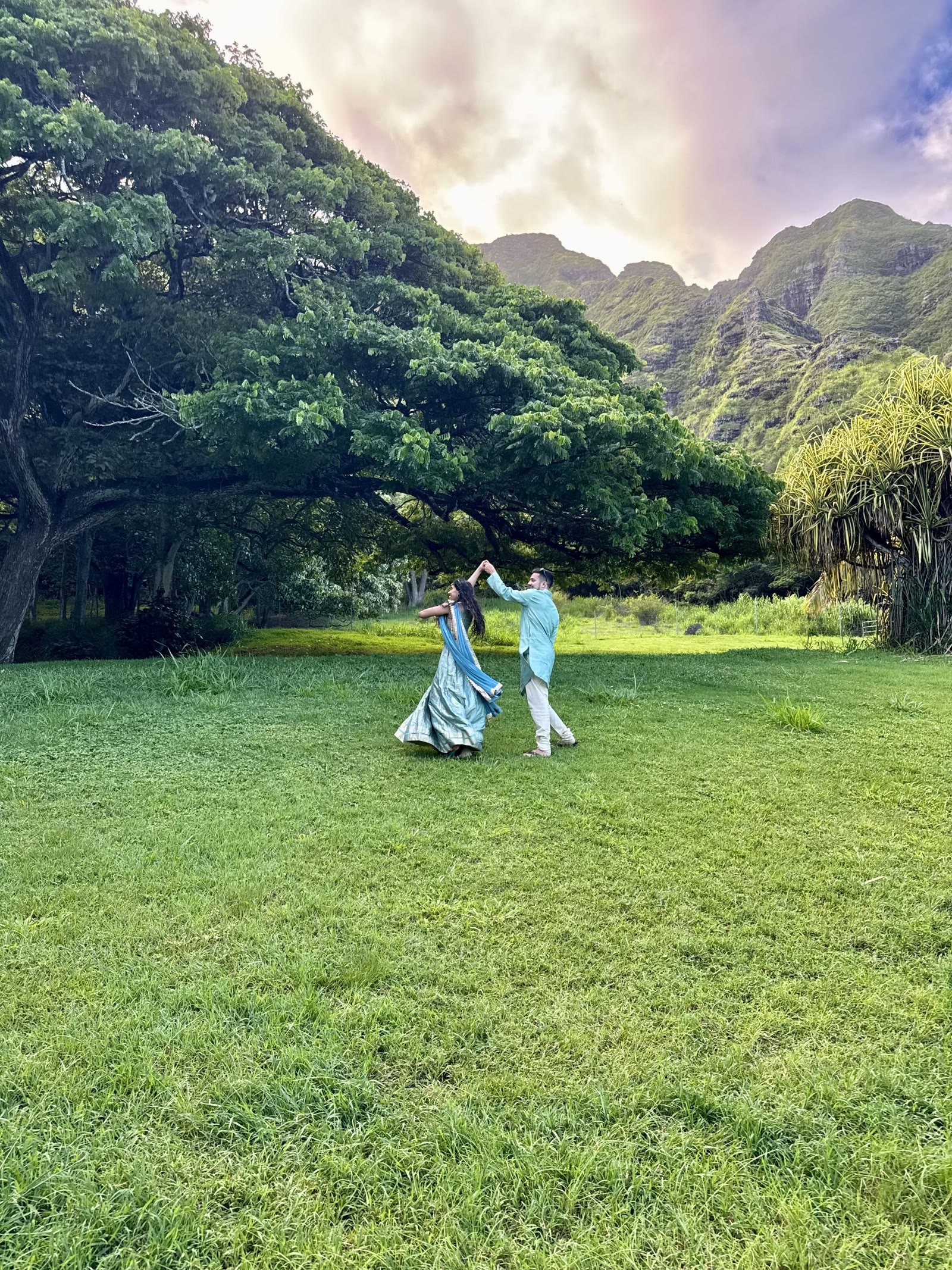 Dancing in the meadow